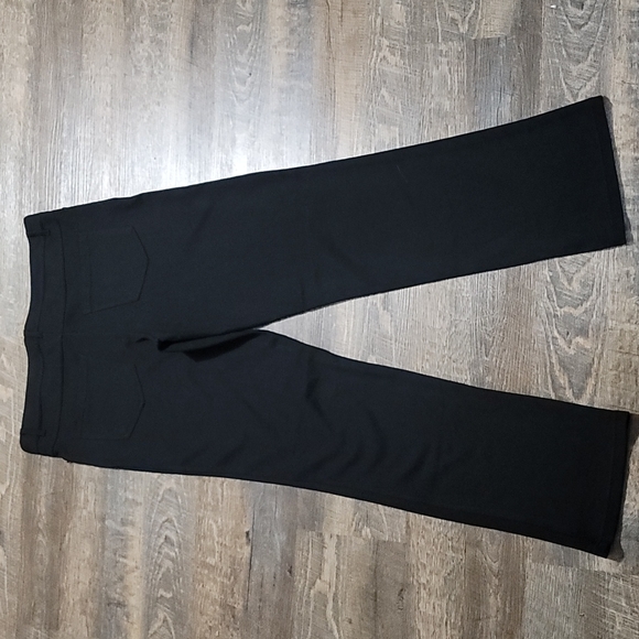 Women's like new black Point Zero pants zip side pockets size 15 straight leg - Picture 10 of 13